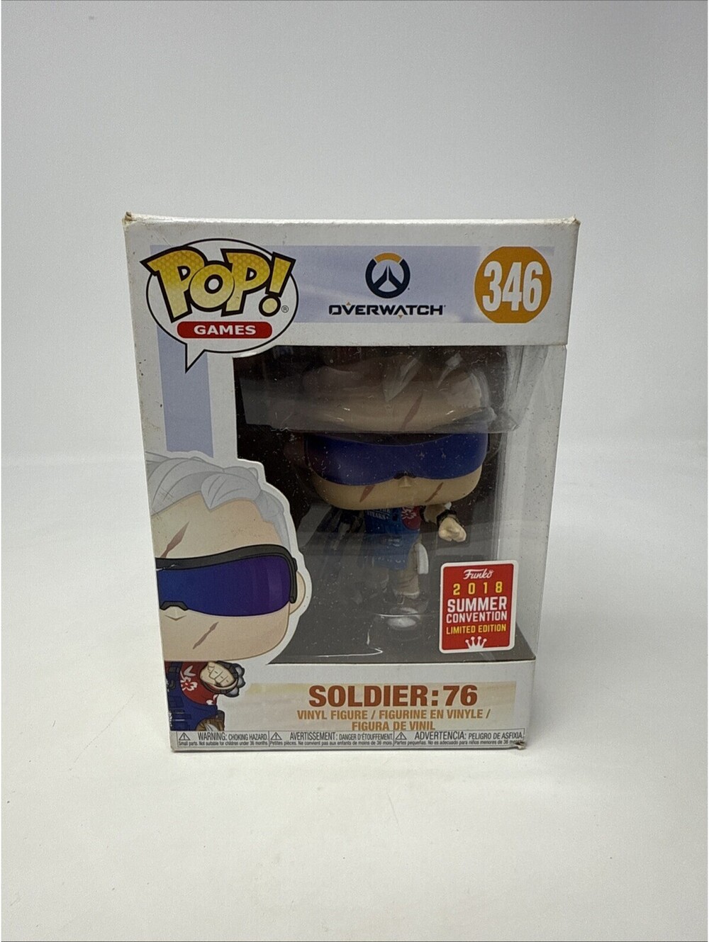 Funko Pop! Vinyl: Overwatch - Soldier 76 - San Diego Comic Con (Exclusive) #346